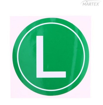 НАКЛЕЙКА L ЗЕЛЕНАЯ