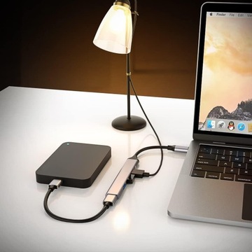 HUB 4in1 TYPE C 4x USB 3.0 адаптер Thunderbolt 3