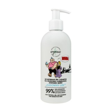 4 organic 2w1 Naturalny żel i szampon Kajko i Kokosz Cudowny lek 300ml