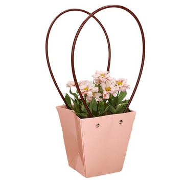 Torebka flowerbox różowa