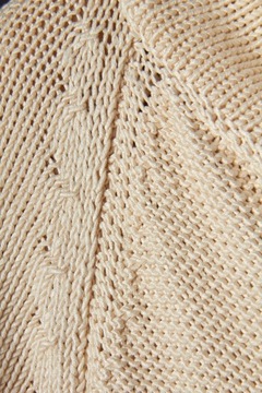 MAXMARA STUDIO - mięciutki sweter kardigan jedwab bawełna - one size