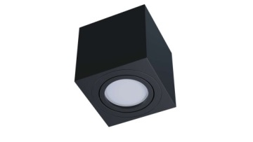 ПОТОЛОЧНЫЙ СВЕТИЛЬНИК LED GU10 КВАДРАТНЫЙ ПОДВИЖНЫЙ ЧЕРНЫЙ