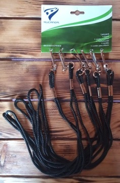 Smycz do identyfikatora dł. 50cm, zestaw 6 sztuk