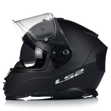 МОТОЦИКЛЬНЫЙ ШЛЕМ LS2 FF800 STORM II ЧЕРНЫЙ МАТОВЫЙ + PINLOCK + BLENDA 22/06