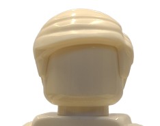 LEGO Fryzura Włosy 99930 Męskie Przedziałek Biały