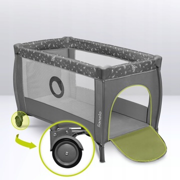 Детская кроватка Lionelo Stefi Plus СЕРЫЙ