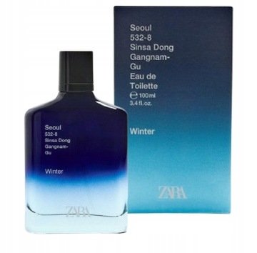 a623 PERFUMY męskie ZARA SEOUL WINTER 100 ML BOX W PUDEŁKU NOWE ORYGINALNE