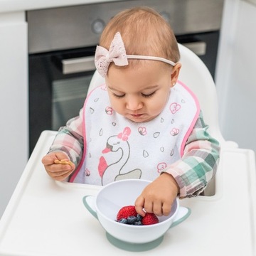 ЧАШКА BABYONO С ПРИСОСКОЙ И ЛОЖКОЙ