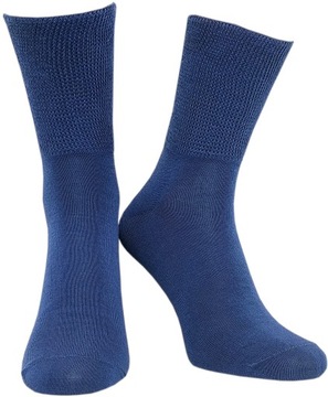 SKARPETY SEDMAR ZDROWOTNE BEZUCISKOWE JEANS 41-43