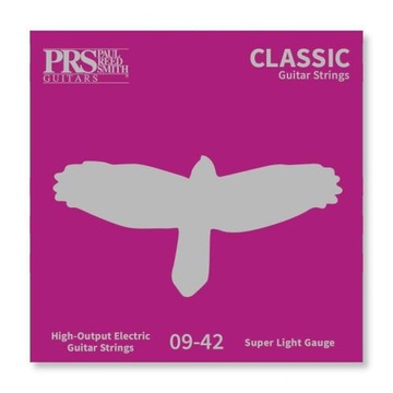 Struny do Gitary Elektrycznej PRS Classic Strings Super Light 9-42