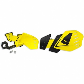UFO OSŁONY RĄK HANDBARY GUARDIAN ŻÓŁTY Z MOCOWANIAMI 22MM Z OFERTY WYPRZEDA