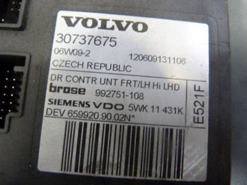 ZVEDÁK OKNO PŘEDNÍ LEVÝ VOLVO S40 II 1.6 D