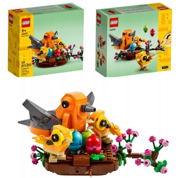 LEGO Ideas 40639 Ptasie Gniazdo Ptak Jajka Pisanki Ozdoba Wielkanoc