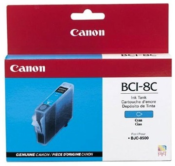 ORYGINAŁ TUSZ CANON BCI-8C 0979A002 BJC8500 CYAN