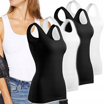 4x BLUZKA BAWEŁNIANA TOP KOSZULKA KOLORY BOKSERKA