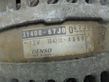 ALTERNÁTOR 31400-67J00 SUZUKI GRAND VITARA II 1.9 DDIS