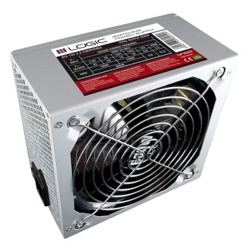 Zasilacz komputerowy PC LOGIC 600W ATX wentylator 120mm 20+4 pin typ PFC