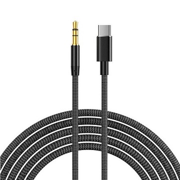 Kabel USB-C 3.1 do Jack 3,5mm Aux Audio 1M