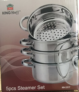 GARNKI DO GOTOWANIA NA PARZE 2,5L 5EL KINGHOFF KH-3317