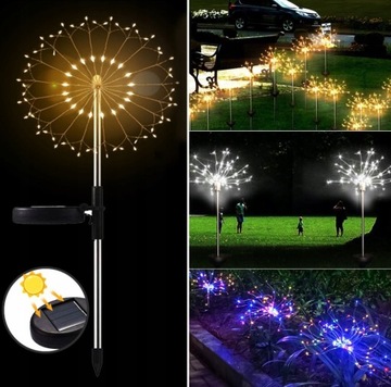 СОЛНЕЧНАЯ САДОВАЯ ЛАМПА Одуванчик 90LED