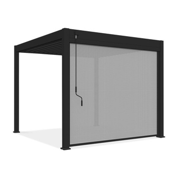 ROLETA OPUSZCZANA do pergoli ELEGANCE/DELUXE/FUSION 3 m Anthracit Gutroof