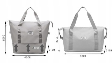 ДОРОЖНАЯ СУМКА ДЛЯ САМОЛЕТА, РУЧНАЯ КЛАДЬЯ ДЛЯ ТРЕНАЖЕРНОГО ЗАЛА, РАСШИРЯЕМАЯ