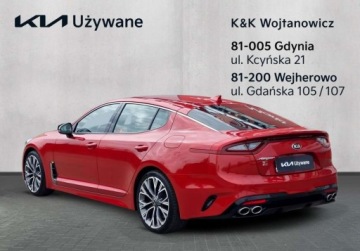Kia Stinger Liftback 2.0 T-GDI 255KM 2017 Kia Stinger 255KM (bez GPF) 8HP, ESC, TEC, polski salon, I wl., pelny serw, zdjęcie 2