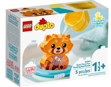 LEGO DUPLO 10964 ZABAWA W KĄPIELI CZERWONA PANDA
