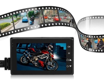 ВИДЕОДВИЖИТЕЛЬ ДЛЯ МОТОЦИКЛА КВАДРО, 2x КАМЕРА FULL HD