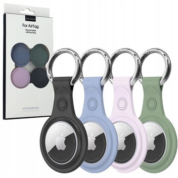Чехол для AirTag, Dux Ducis, слайд, брелок, 4в1