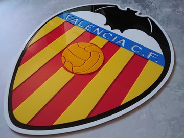 Valencia CF herb na ścianę prezent szyld dla fana klubu dla chłopaka męża