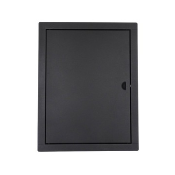 ИНСПЕКЦИОННАЯ ДВЕРЬ 30x30, ЧЕРНЫЙ МЕТАЛЛ, ИНСПЕКЦИОННАЯ ЩИТКА, ЗАЩЕЛКА