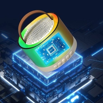 ZESTAW KARAOKE 2 MIKROFONY BEZPRZEWODOWY PRZENOŚNY GŁOŚNIK BLUETOOTH LED