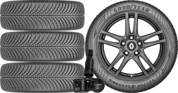 NOVÉ KOLA RENAULT LATITUDE GOODYEAR 215/55R17 TPMS