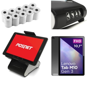 POS STANOWISKO SPRZEDAŻY ANDROID TRIO ONLINE DRUKARKA FISKALNA TABLET WIFI