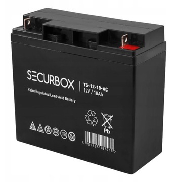 Akumulator bezobsługowy Securbox 12 V 18 Ah