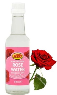 Naturalna Woda Różana ROSE WATER 190ml w Szkle