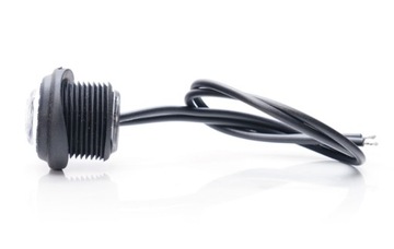 Lampa LED pozyc. boczna pomarańczowa okrągła na rurę (670-R30)