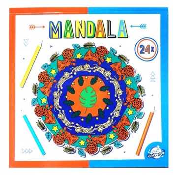 Mandala Kolorowanka Zwierzątka Scraft Universe
