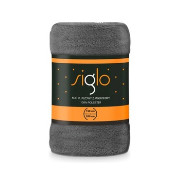 ОДЕЯЛО SIGLO ИЗ МИКРОФИБРЫ 150X200 SOFT ASH
