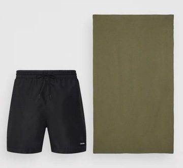 Calvin Klein Kąpielówki Shorty + Ręcznik CK Gratis