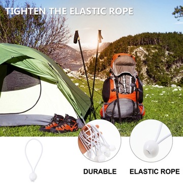 50 шт. БАНЖИ-ВЕРЕВКА БЕЛАЯ, 25 СМ.