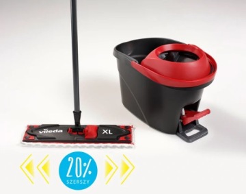 НАБОР ИЗ РОТОРНОЙ ШВАБРЫ И ВЕДРА VILEDA ULTRAMAX TURBO XL 42 СМ