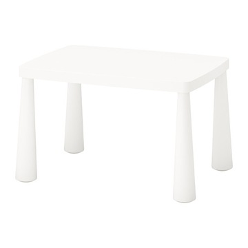 IKEA stolik mammut dla dziecka dzieci lekki i stabilny 75x55 biały