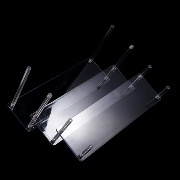 3-х ярусная многофункциональная акриловая полка для парфюмерии и макияжа, игрушка 30х15см Д х В