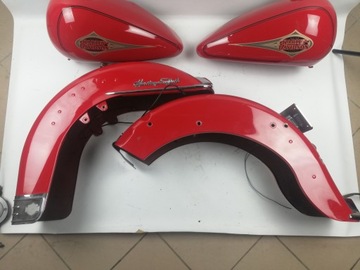 Покраска бака Harley Evo Heritage Softail