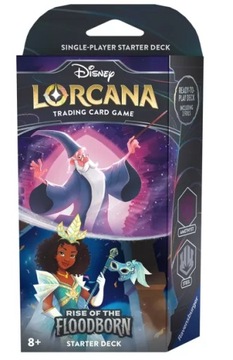 Disney Lorcana Rise of the Floodborn: Amethyst & Steel Starter Deck