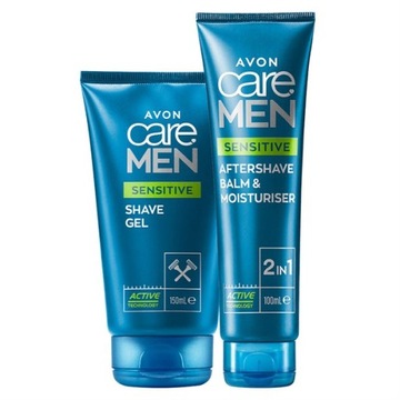 AVON CARE MEN SENSITIVE ZESTAW DO GOLENIA 2 SZT.