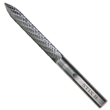 Fréza 8X105 MM Hartmetal Pro Opravu Pneumatik, Ocelový Kord Pro Vrtačku Stix