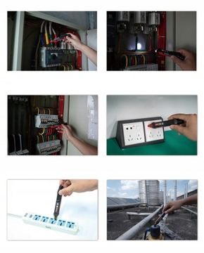 ИЗМЕРИТЕЛЬ ТЕСТЕР ДЕТЕКТОР НАПРЯЖЕНИЯ UT12E ИСПЫТАТЕЛЬНАЯ ПРОБКА IP67 ВОДОНЕПРОНИЦАЕМАЯ